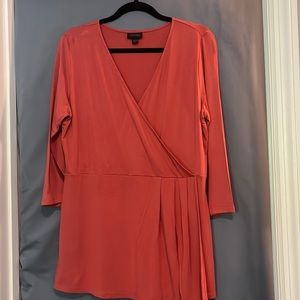 J Jill Wearable Collection. Rosy/mauve color, medium petite knit top